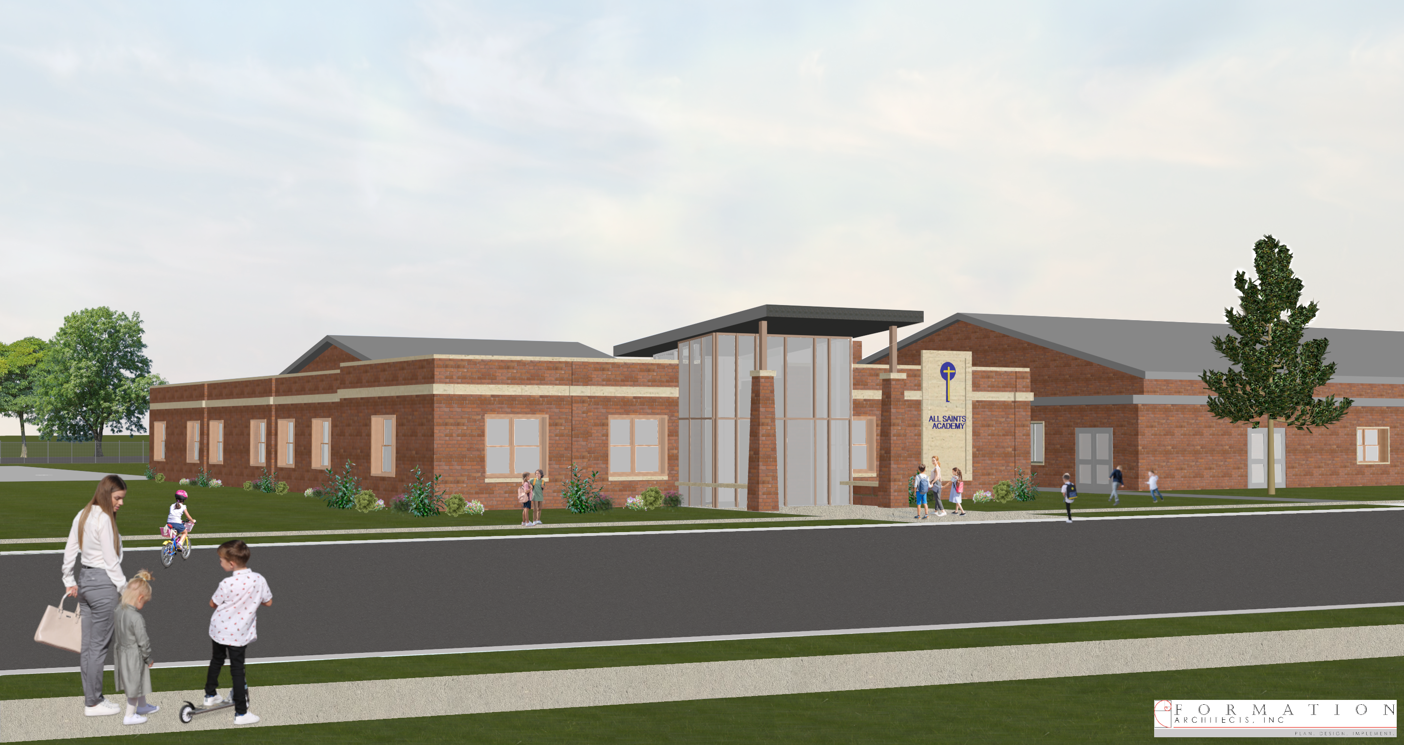 All Saints New Addition Rendering